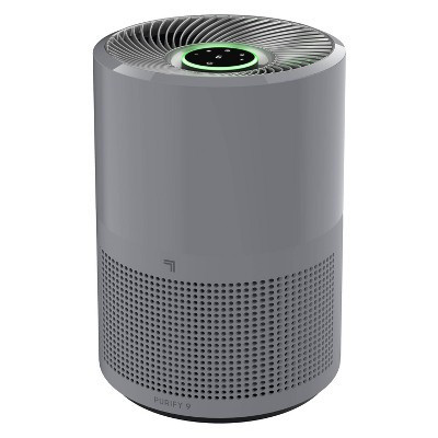Sharper Image Purify 9 Air Purifier Light Gray: True HEPA, 6 Settings, 300-500 sq. ft., Quiet, ETL Listed, 3-Year Warranty | Target