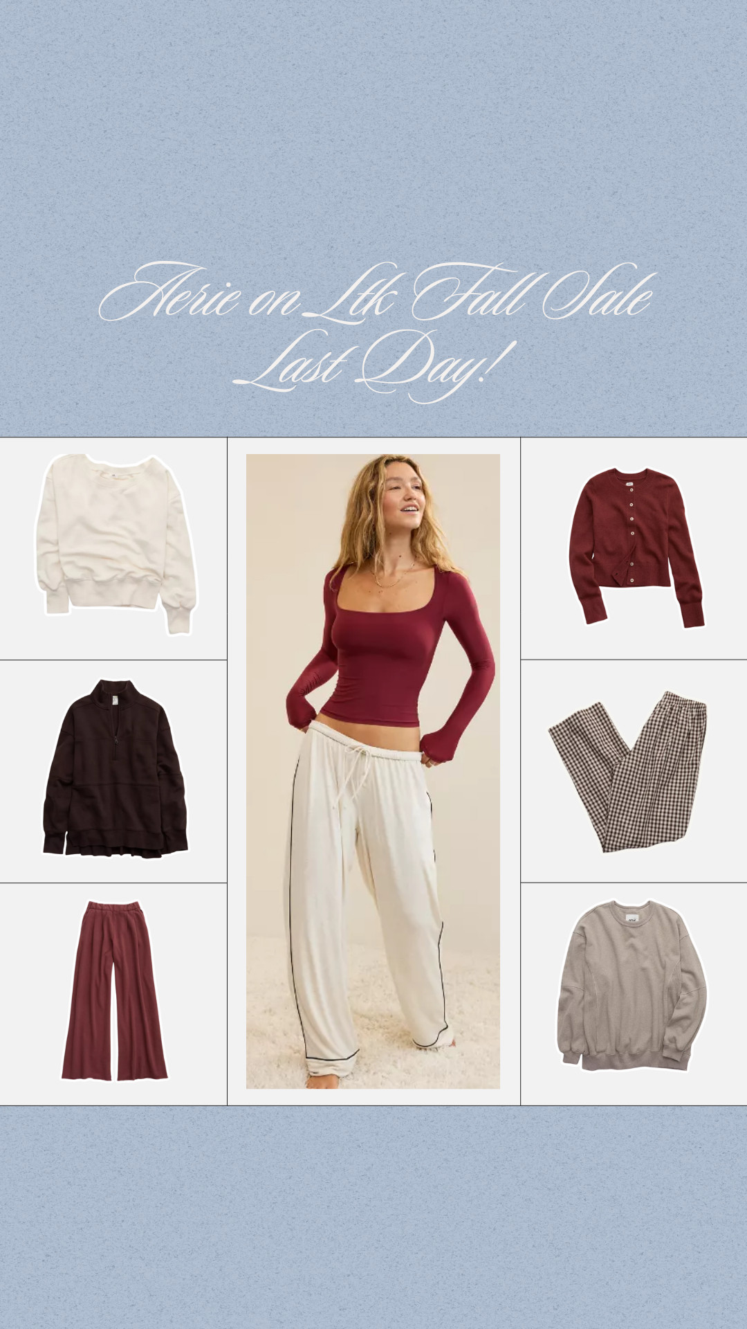 Last day of LTK fall sale!!!

Grab your Aerie while you cannnn

aerie, aerie finds, aerie sale, ae sale, ltk fall sale, sale finds, sale alert, ltk weekend sale, fall sales, midsize, Olivia Freda Curves 

 #LTKFallSale #LTKSaleAlert #LTKStyleTip