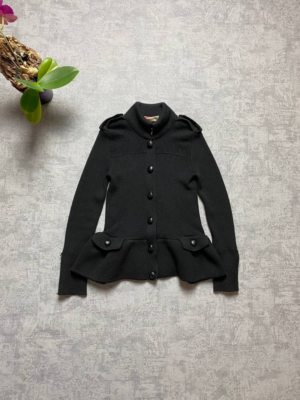 Burberry × Luxury Burberry Brit Wool coarse sweater with a zipper | Grailed | Grailed