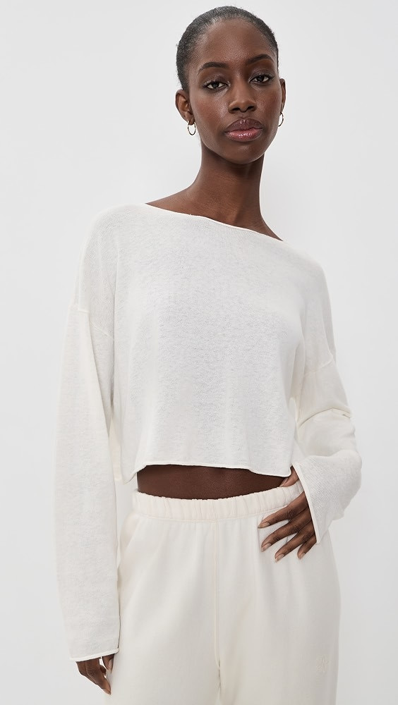 Cropped Boatneck Top | Shopbop