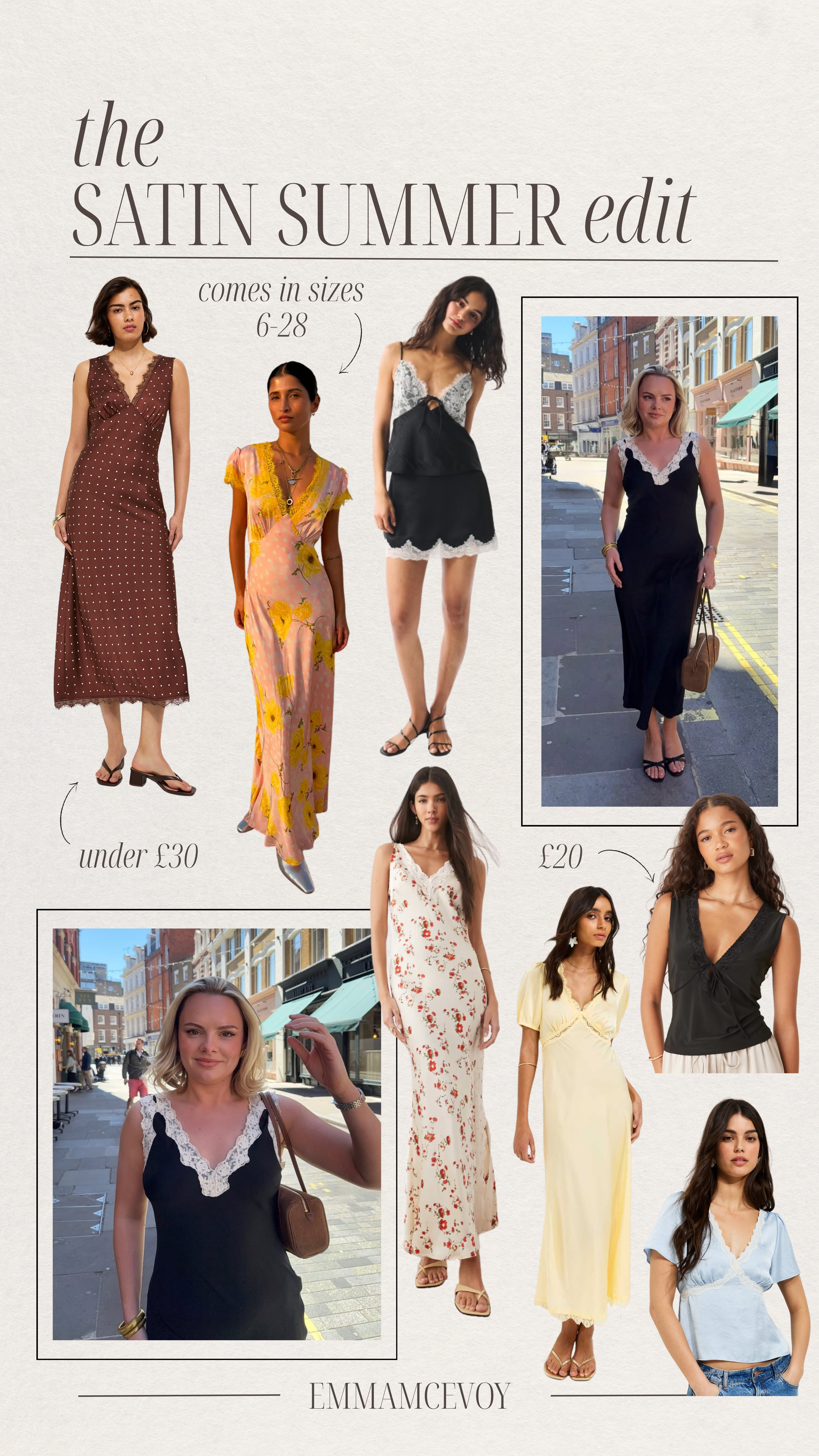 The Satin Summer Edit ✨

satin dress, satin top, satin blouse, lace trim, v neck, midi dress, maxi dress, summer dress, date night, jeans and a nice top, holiday outfits, holiday dress 

 #LTKdatenight #LTKdresses #LTKsummer