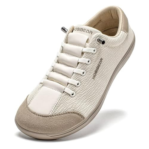 HOBIBEAR Barefoot Shoes Mesh Lightweight Wide Toe Box Zero Drop Slip-on Shoes for Women(W-Beige Brown, Women 9) | Amazon (US)