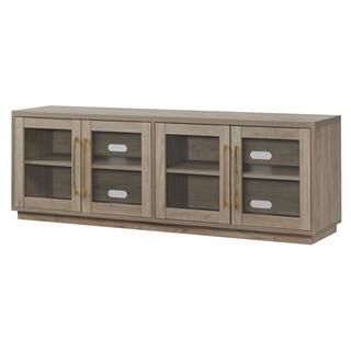 Donovan 68 in. Antiqued Gray Oak TV Stand Fits TV's up to 75 in. | The Home Depot