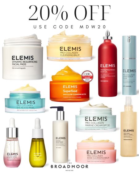 Elemis is having a Memorial Day Sale! Use code MDW20 for 20% off! Elemis, skincare, premium beauty, luxury skincare, beauty sale

#LTKSeasonal #LTKSaleAlert #LTKBeauty