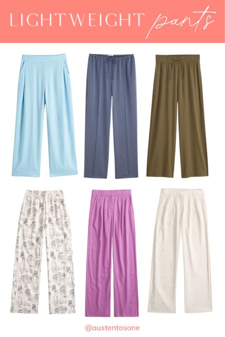 If you want to rock linen or satin pants summer is a great time to wear them. The lightweight pants and trousers are great for summer nights and you can pair them with a simple tank or crop top  

#LTKSeasonal #LTKFindsUnder100