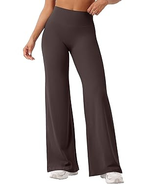 YEOREO Workout Leggings Womens No Front Seam Straight Leggings 29"/ 31.5"/ 33"/ 35" High Waist Bu... | Amazon (US)