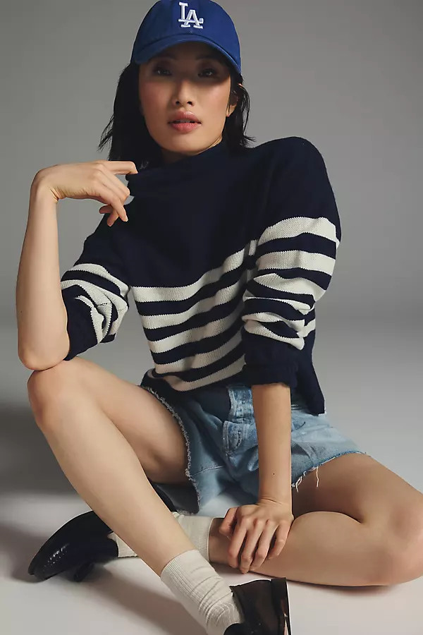 KULE The Lucca Striped Sweater | Anthropologie (US)