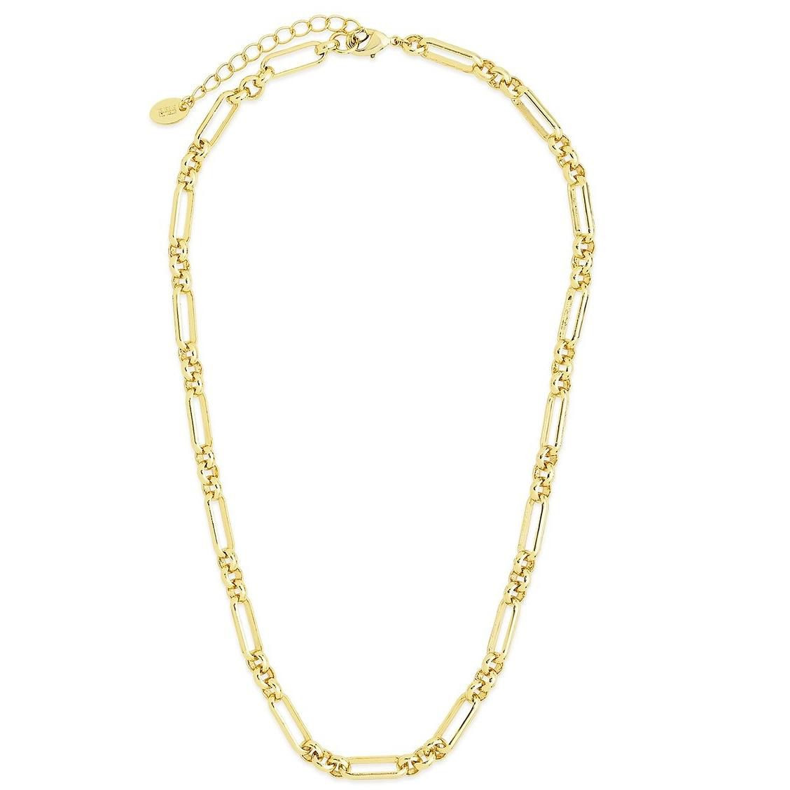 SHINE by Sterling Forever Large Oval Link Chain Necklace | Target