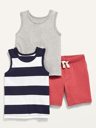 3-Pack Tank Top and Shorts Set for Toddler Boys | Old Navy (US)