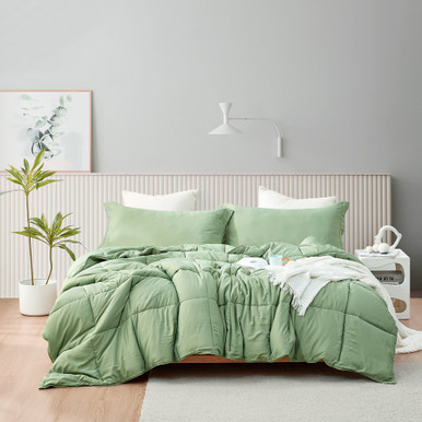 Hot Days Cool Nights - Coma Inducer® Oversized Comforter Set - Green Eyes | Coma Inducer