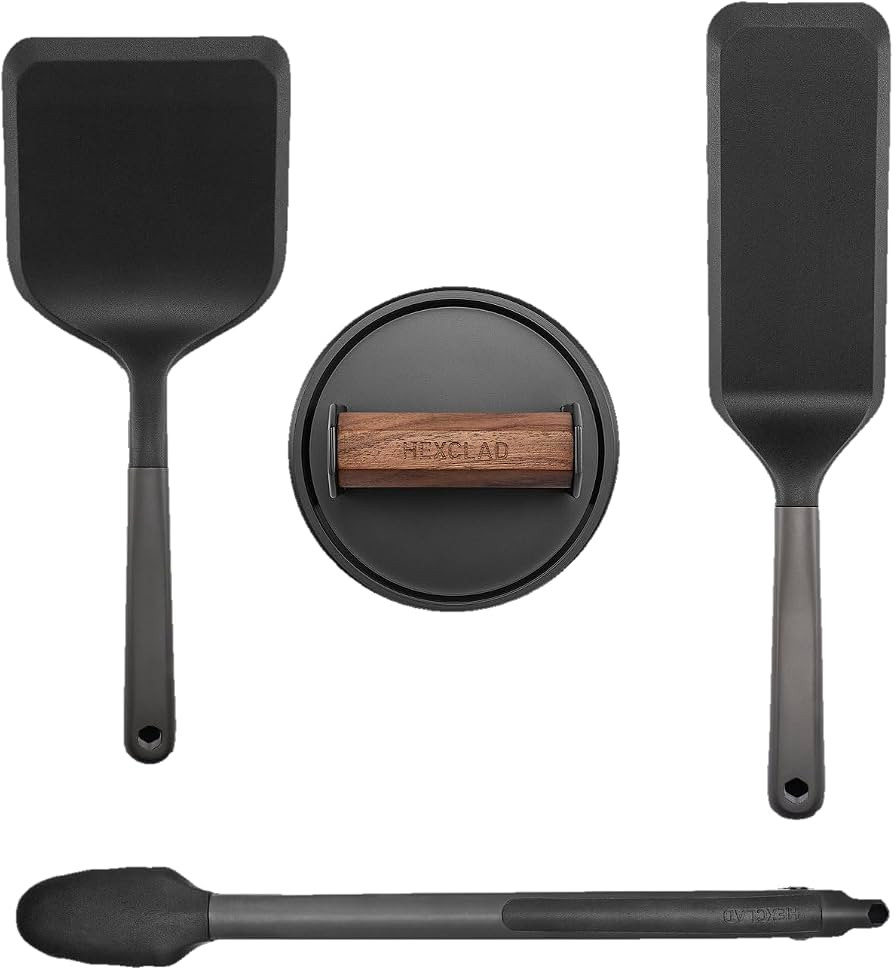 HexClad 4-Piece Griddle Tool Set, Heat-Resistant to 450\u00baF | Amazon (US)