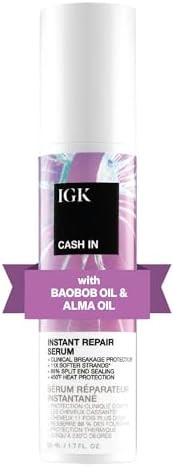 IGK CASH IN Instant Repair Serum | Helps Repair Damage, Protect Against Breakage and Heat | Seals... | Amazon (US)