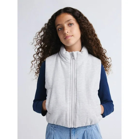 Weekend Academy Girls Puffer Vest, Sizes 4-18 | Walmart (US)