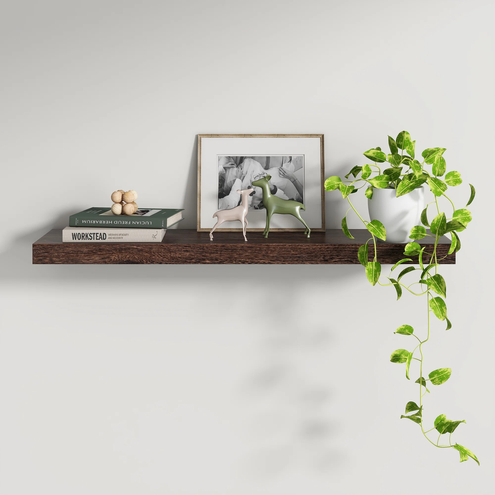 Latitude Run® Avnish Solid Wood Floating Shelf & Reviews | Wayfair | Wayfair North America