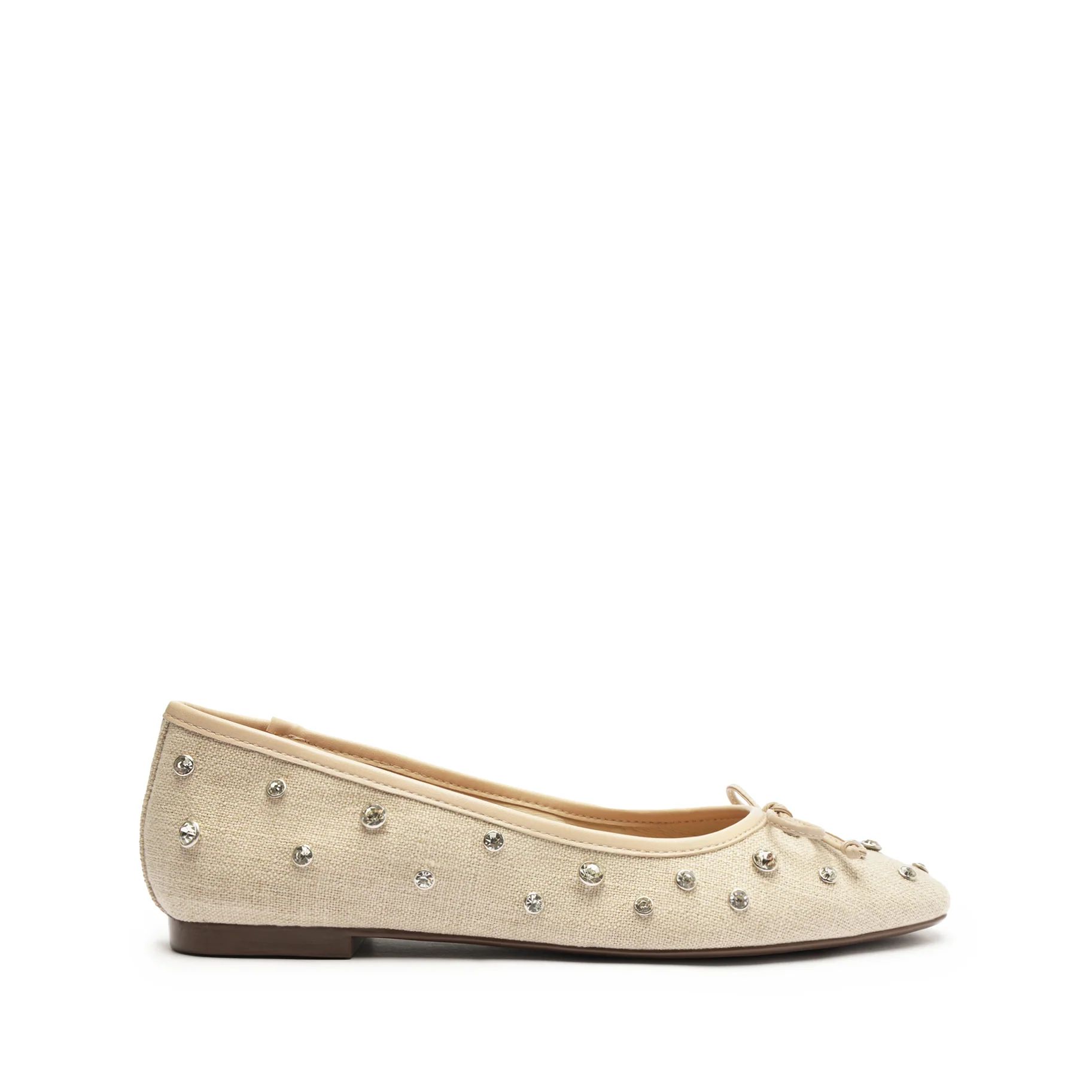 Arissa Shine Linen Flat | Schutz Shoes (US)