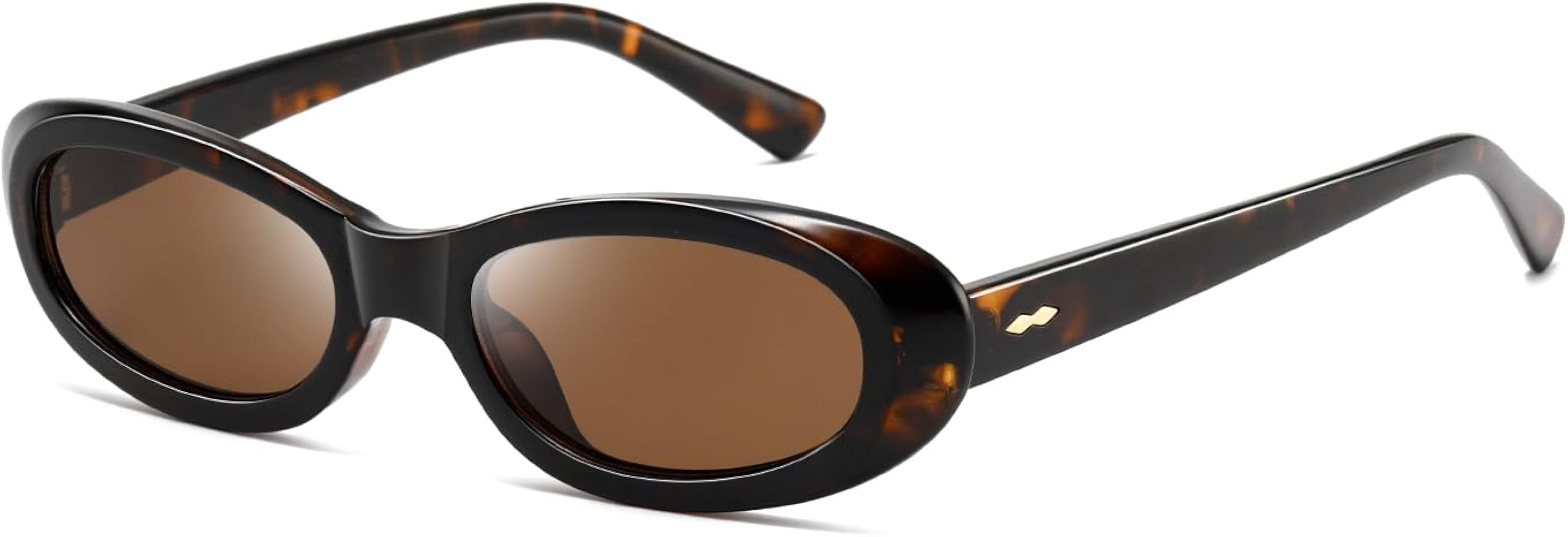 kimorn Retro Oval Sunglasses for Women and Men Fashion Small Oval Sun Glasses 90s Vintage Shades ... | Amazon (US)