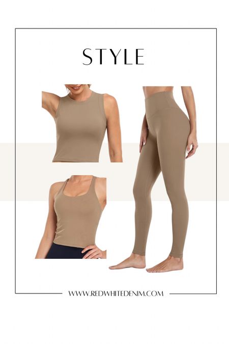 Athliesure Wear Leggings + Bra Tank Set from Amazon! Mom style. Great base to any outfit!

Leggings - size down 1 they stretch!
Tanks - size up if large chested 



#LTKfindsunder50