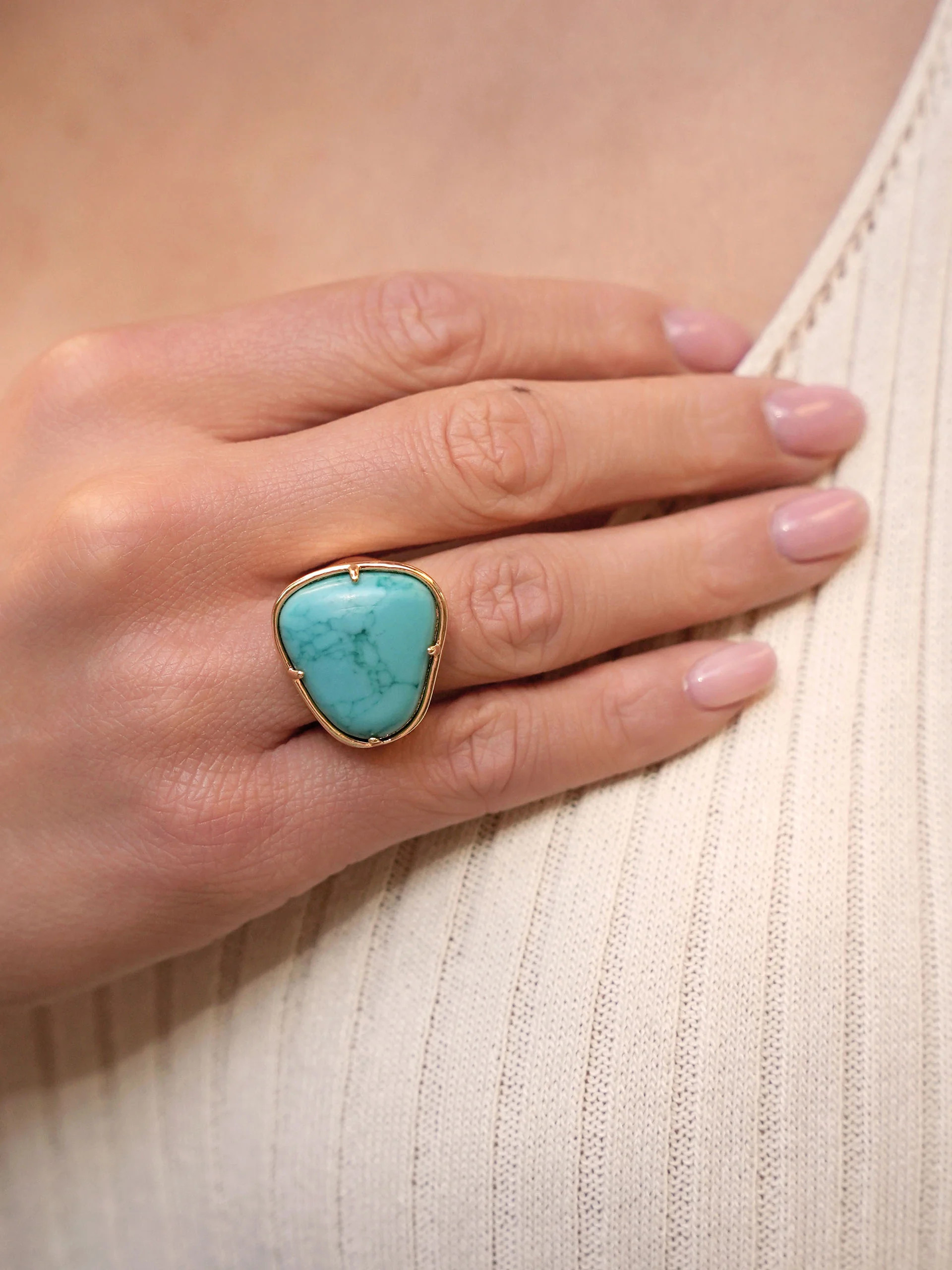 Turquoise Solstice Ring | Ettika
