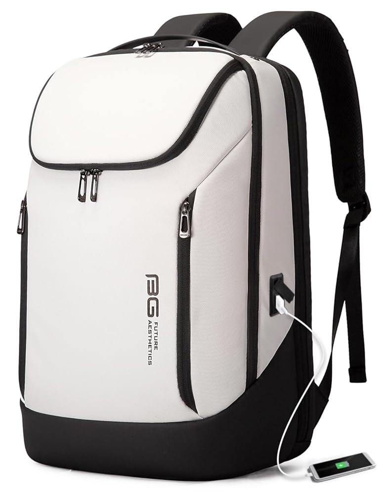 BANGE Business Smart Backpack Waterproof fit 15.6 Inch Laptop Backpack with USB Charging Port,Tra... | Amazon (US)