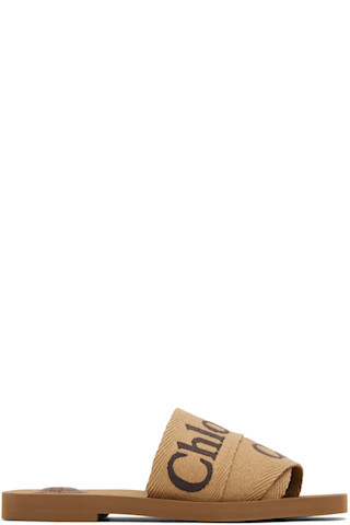 Tan Woody Sandals | SSENSE