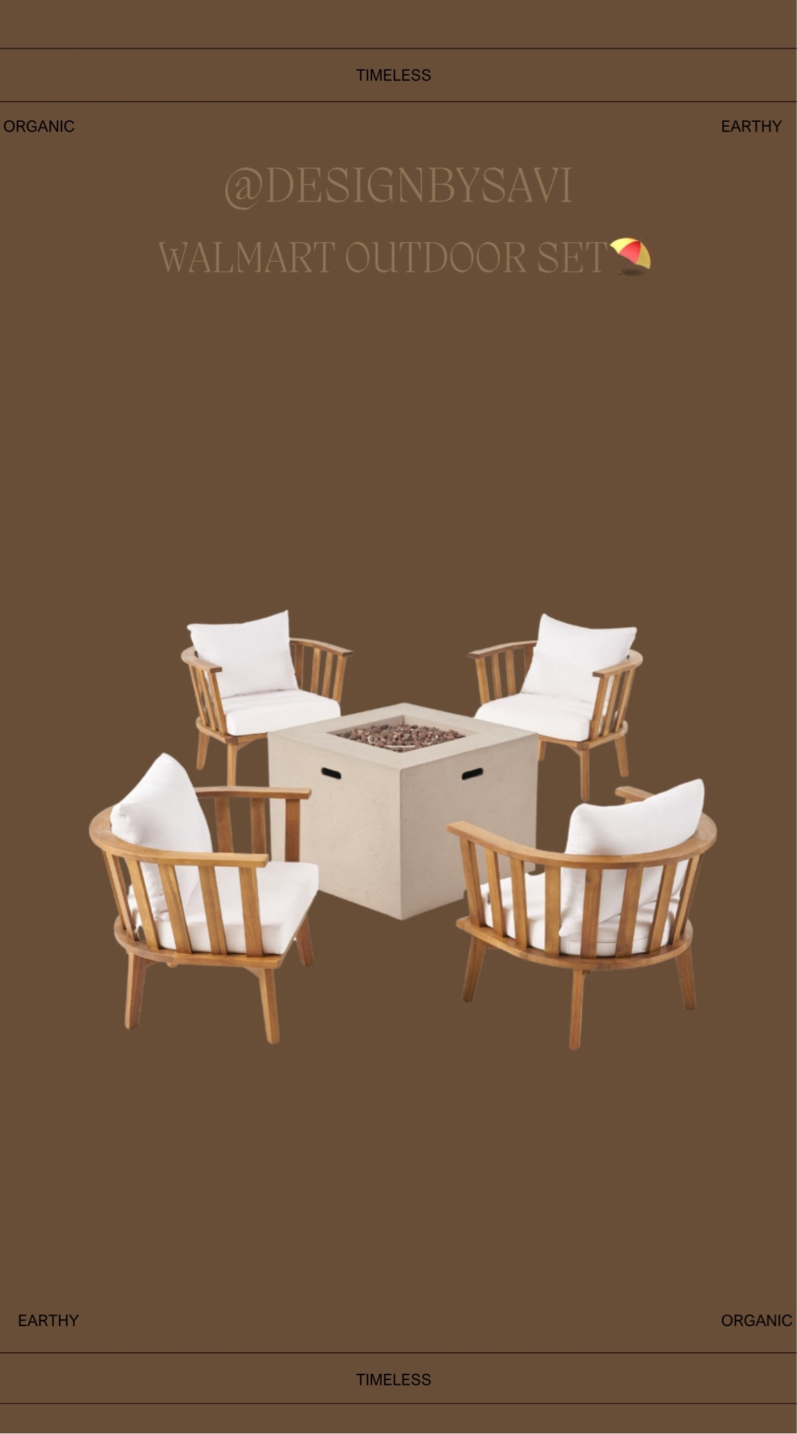 Walmart outdoor patio + fireplace set! 

Walmart fonds, Walmart outdoor, outdoor set, patio furniture, fireplace 

#LTKSeasonal #LTKhome