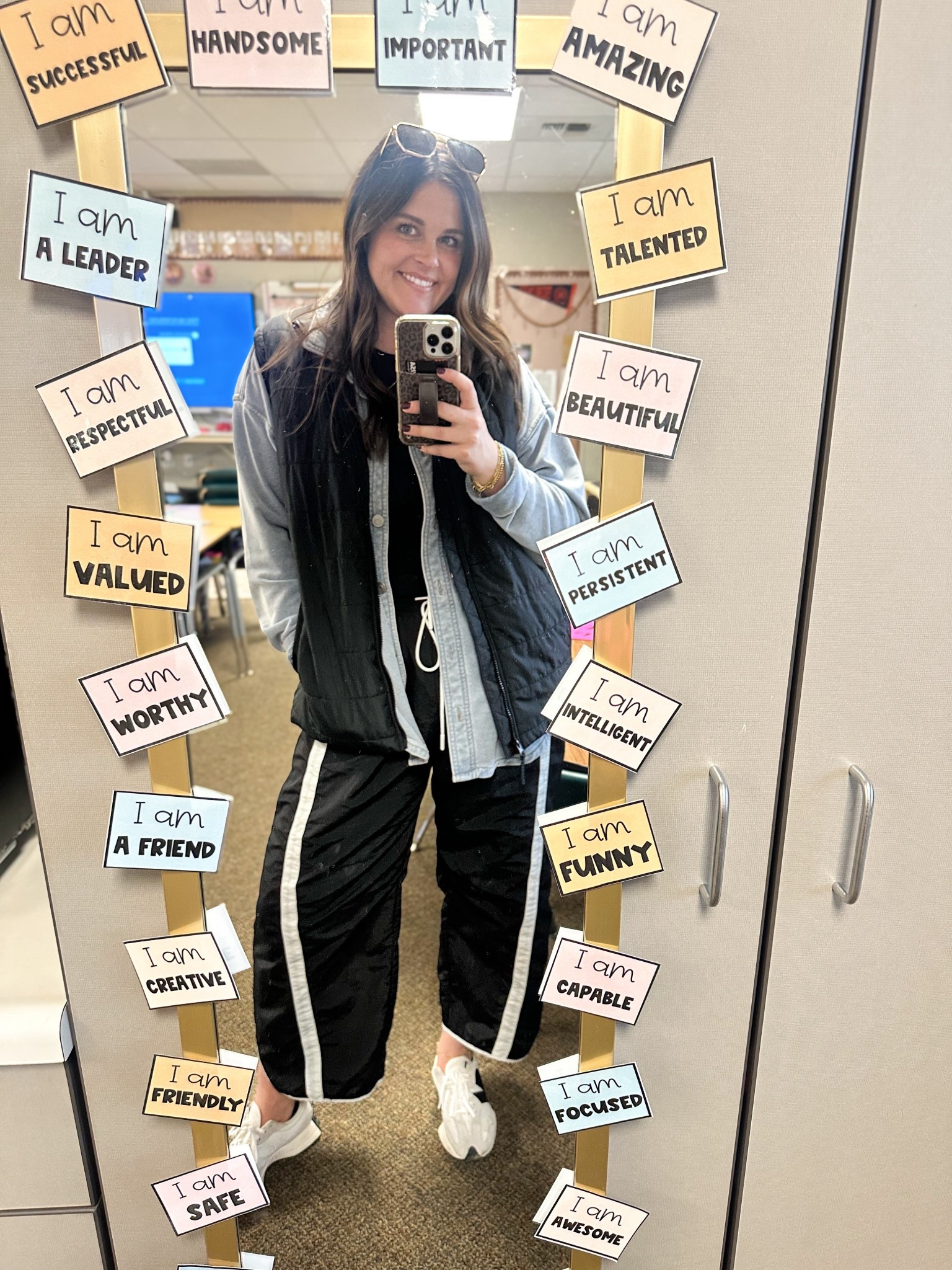 What I wore as an elementary teacher 🖤 

#LTKootd #LTKActive #LTKSaleAlert