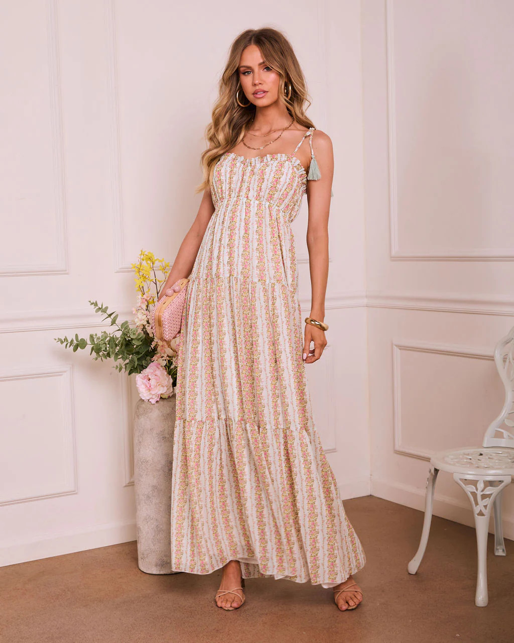 Scenic Views Tiered Floral Maxi Dress | VICI