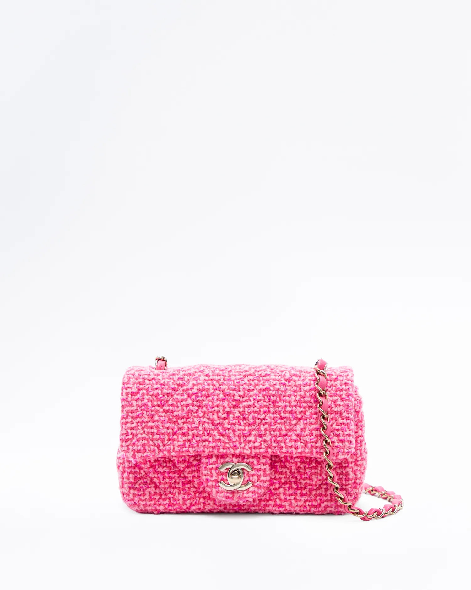 Tweed Mini Classic Flap Bag | Vivrelle