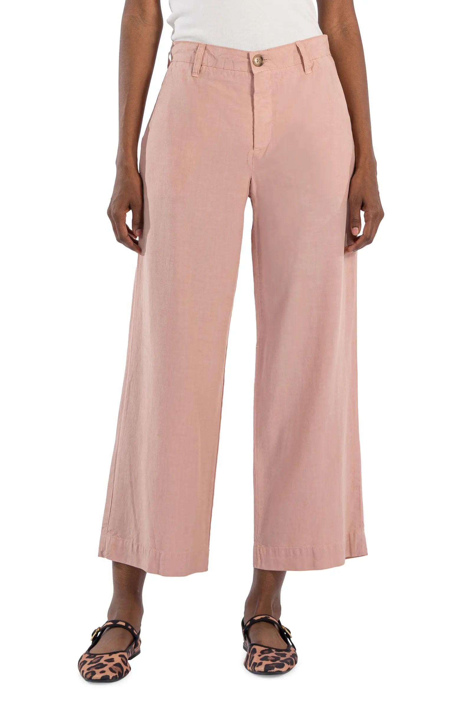 KUT from the Kloth High Rise Crop Wide Leg Pants | Nordstrom | Nordstrom