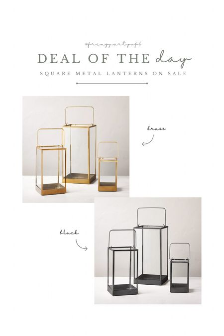 40% off these modern glass lanterns, available in brass and black. I love these for the upcoming holidays!

#LTKfindsunder50 #LTKhome #LTKsalealert