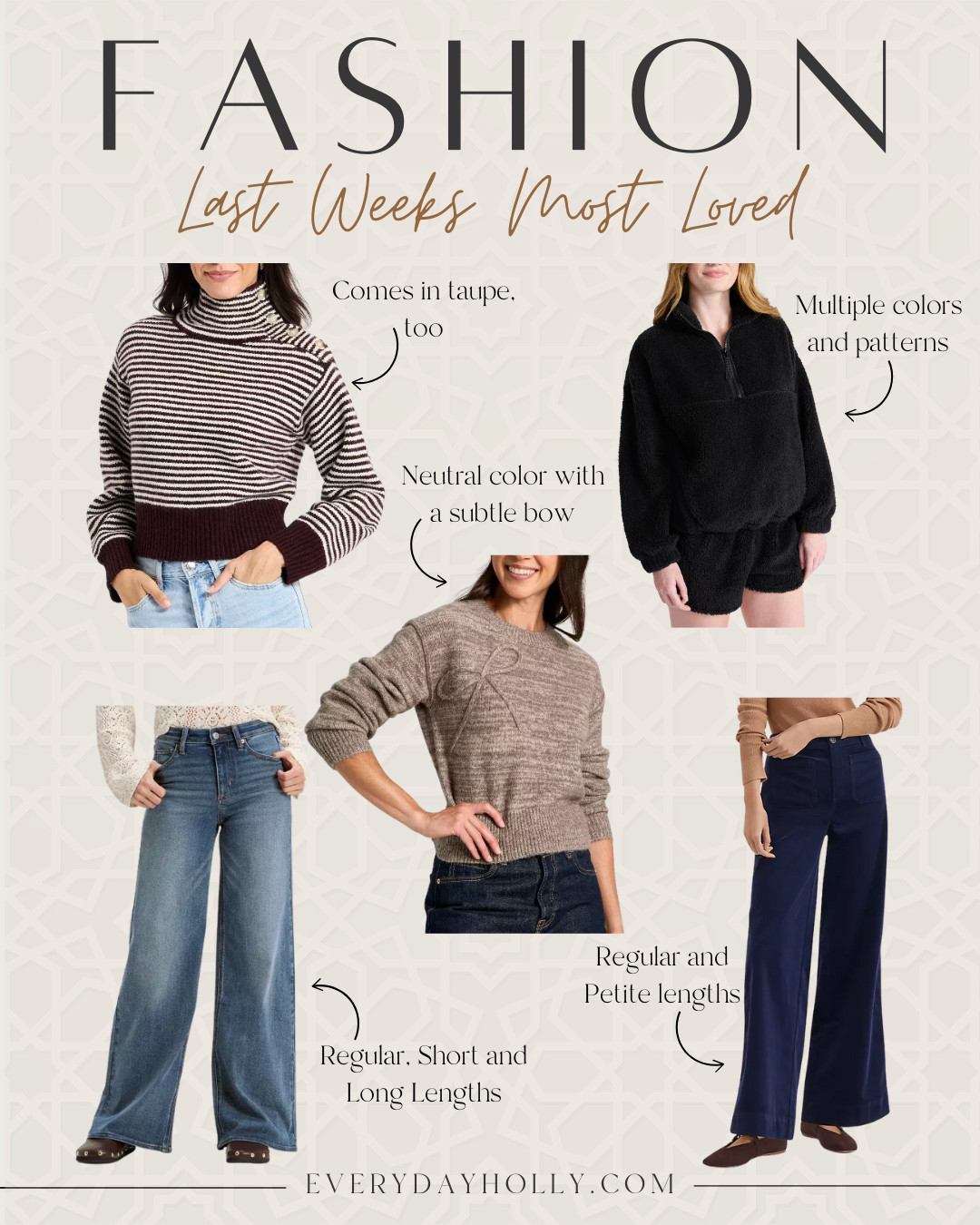 Last weeks most loved fashion finds, winter fashion staples, winter closet must haves, petite friendly pieces, pants, jeans, winter sweaters, everydayholl 

 #LTKSeasonal #LTKOver40 #LTKPetite