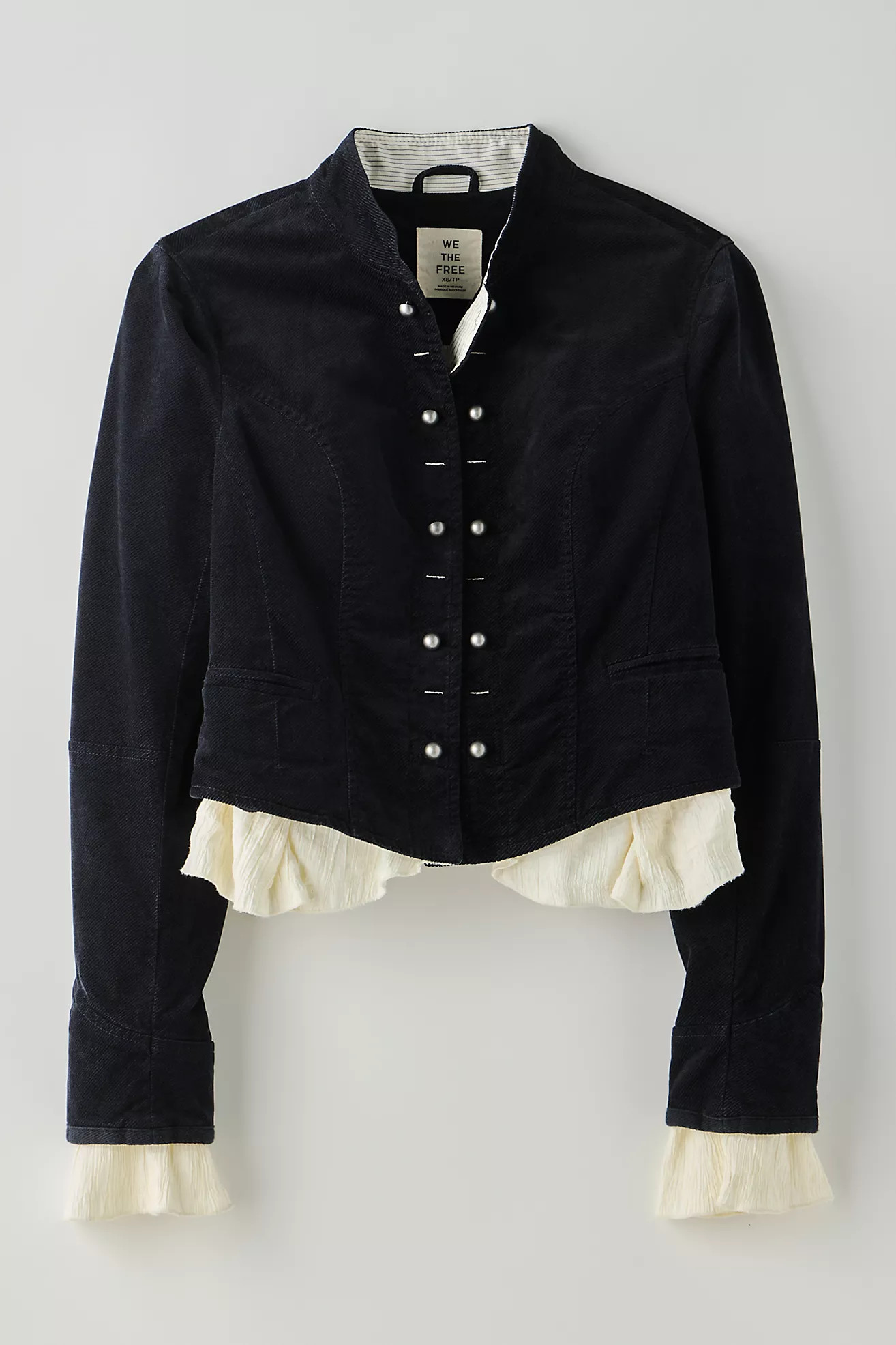 Cloud Nine Ruffle Band Jacket | Free People (Global - UK&FR Excluded)