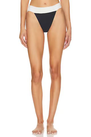 Lovers and Friends Kula Swim Bottom in Black & White from Revolve.com | Revolve Clothing (Global)