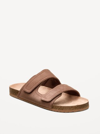 Faux-Suede Double-Strap Slide Sandals for Men | Old Navy (US)