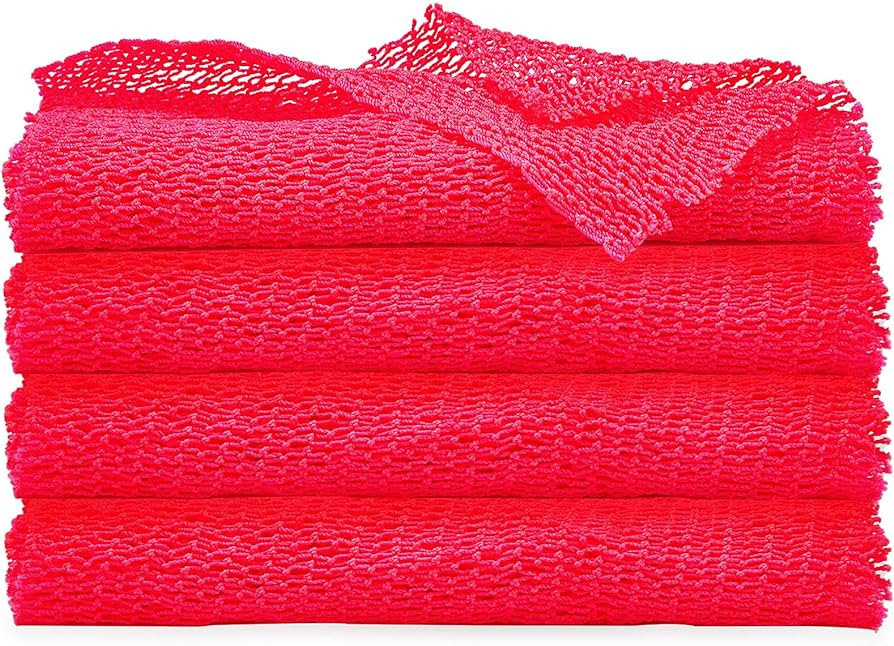 4 Pieces African Net Sponge African Exfoliating Net African Long Net Bath Sponge Exfoliating Show... | Amazon (US)