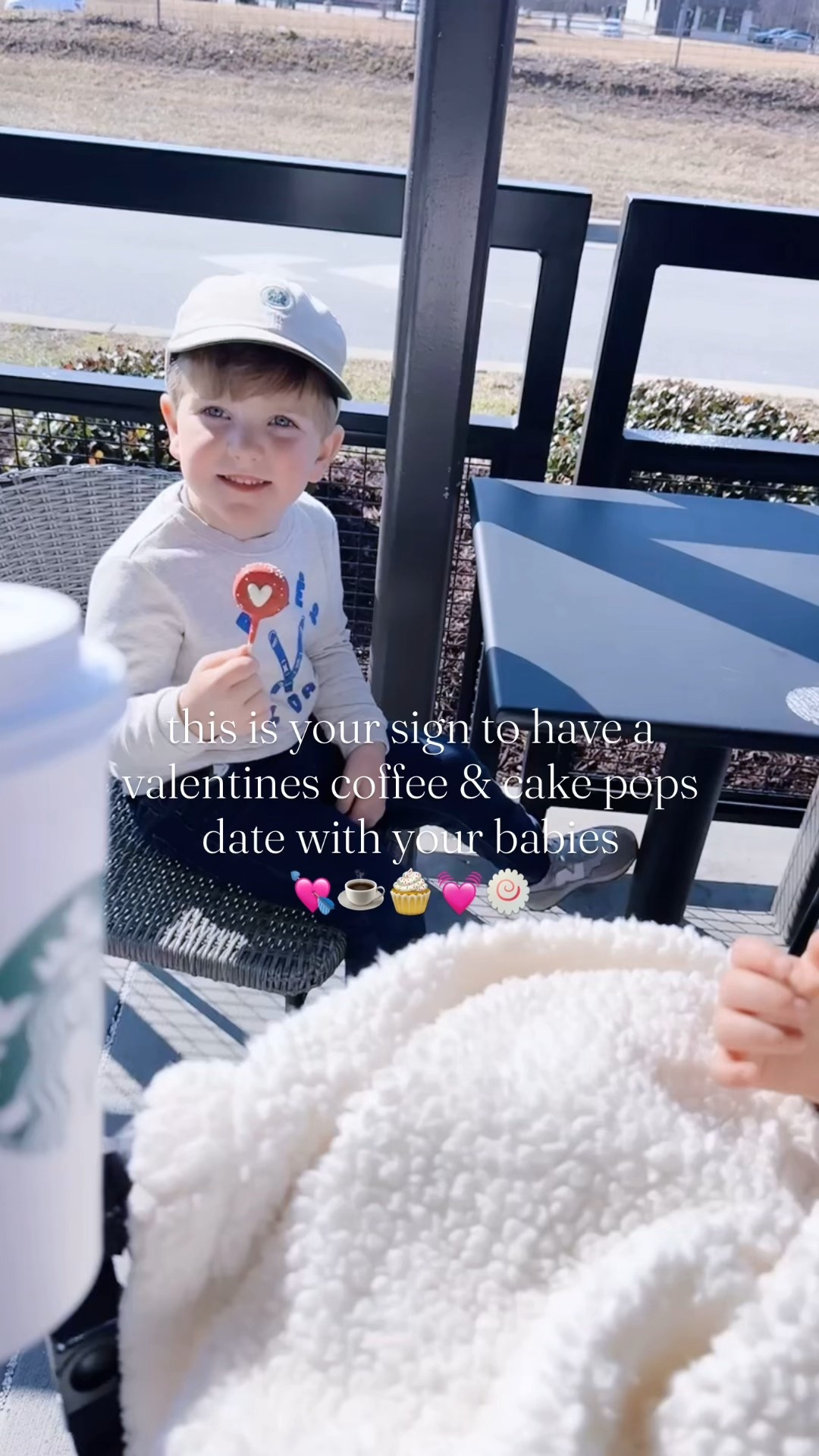 The Monday before Valentine’s Day 💘 called for a celebratory 🎉 Valentine’s 💝 coffee ☕️ & cake pops 🧁 date 💖 (& snooze 💤 for baby Levi Rhett 🤭) with these little cupids 💋🏹 of mine - a fun little valentines season tradition of ours!! 🥰👶🏼💗 #valentinesdate #myvalentines #littlecupids 

Ohhh these are the days!!! I love 💗 these precious memories with my babies, so!! 👶🏼🩵🥰 They were so excited about their festive treat 🧁🍥 and I’ve learned as a mama that these “little moments” and traditions are often the very sweetest and most special memories 💭 of all!! 💞 #valentinesdaytradition #coffeeandcakepops 

Happy Valentine’s Week, friends!! 💘❣️

#LTKValentine