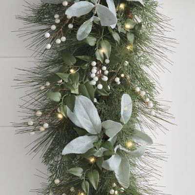 Blue Christmas Garland | Grandin Road | Grandin Road