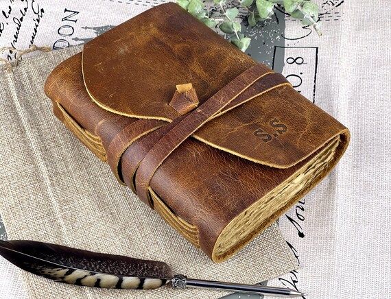 Personalized Vintage Leather Journal Leather Notebook Travel | Etsy | Etsy (US)