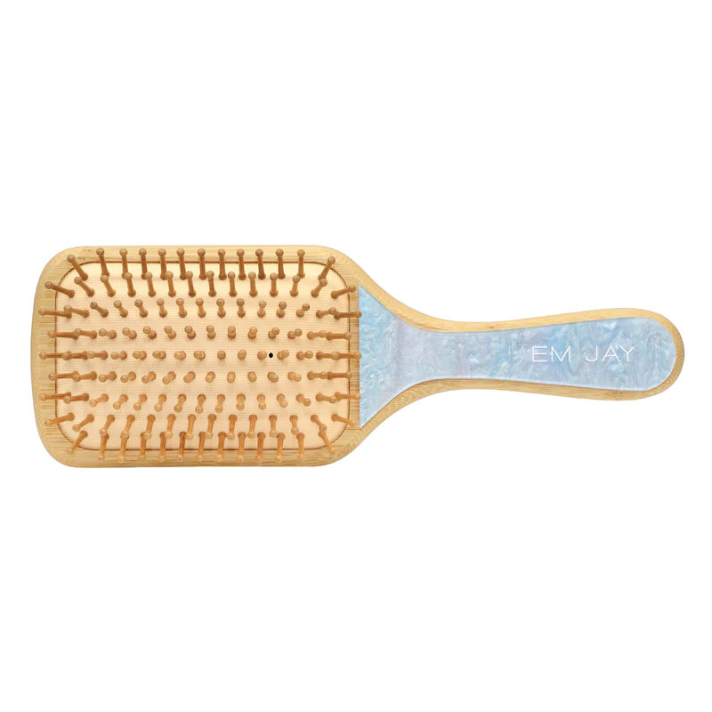 Bamboo Paddle Brush in Blue Sugar | Emi Jay