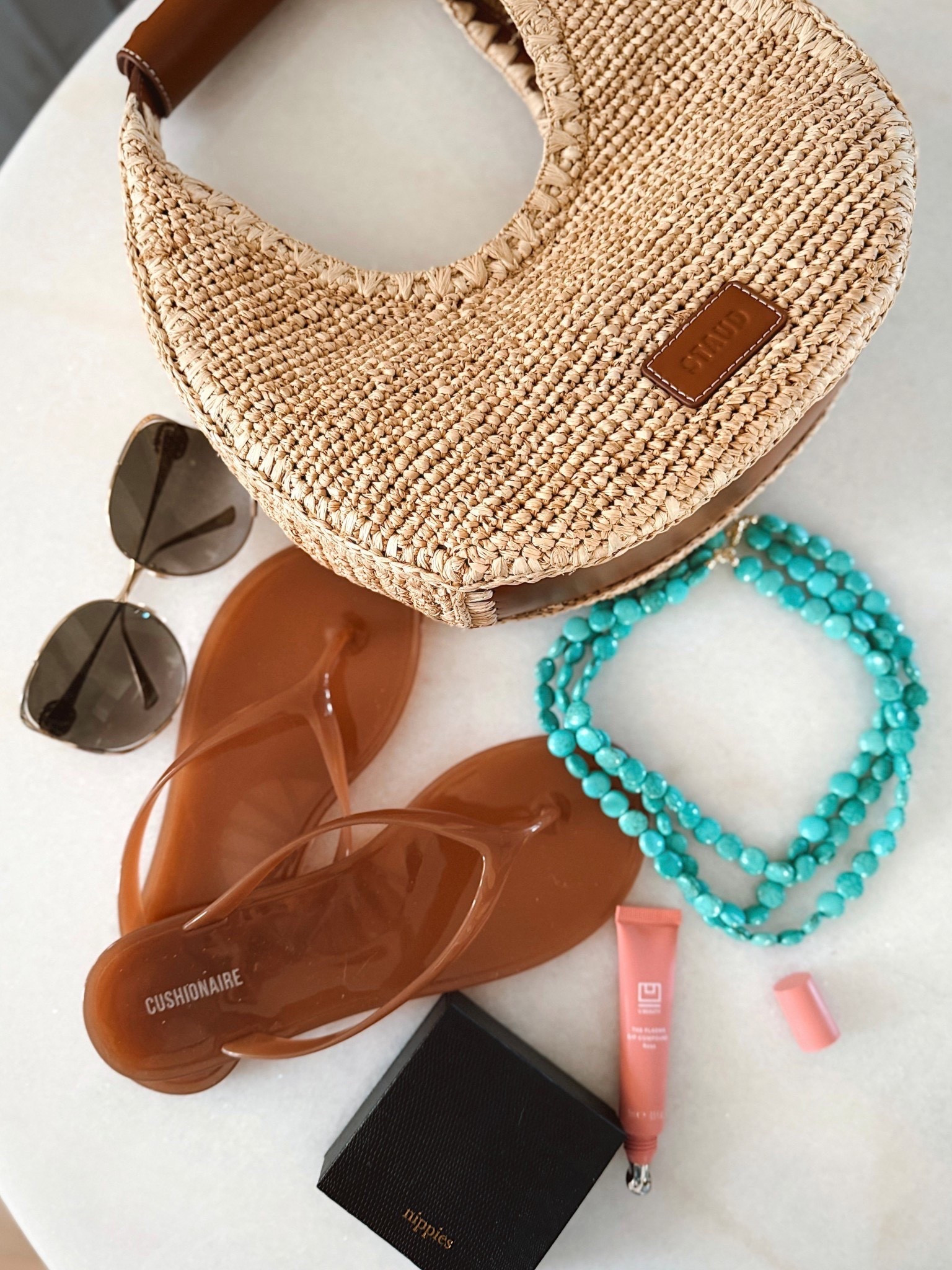 pack with me a month early! 😅🙋‍♀️💃🏼
Giving me life and so is this combo! The raffia and the jelly + turquoise! I’m in! ✈️

Resort wear. Jelly sandals. Straw bag. Travel. 

#LTKootd #LTKSeasonal