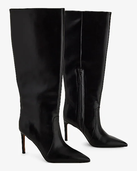 Pointed Toe Thin Heeled Tall Boots | Express