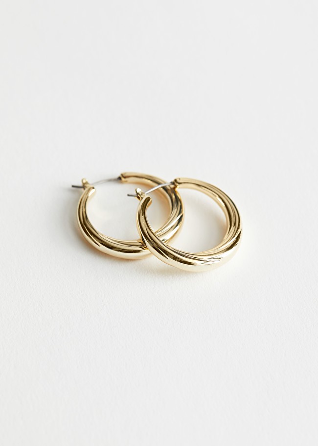 Curved Hoop Earrings | & Other Stories (EU + UK)