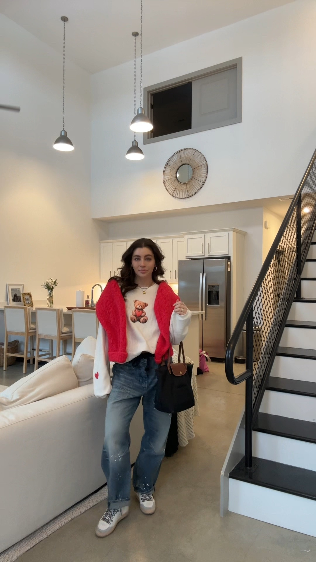 the cutest lil fit🥹 
sweatshirt- size L
pants- 26
shoes- 25
sweater- xs 

#LTKPetite #LTKStyleTip #LTKGiftGuide