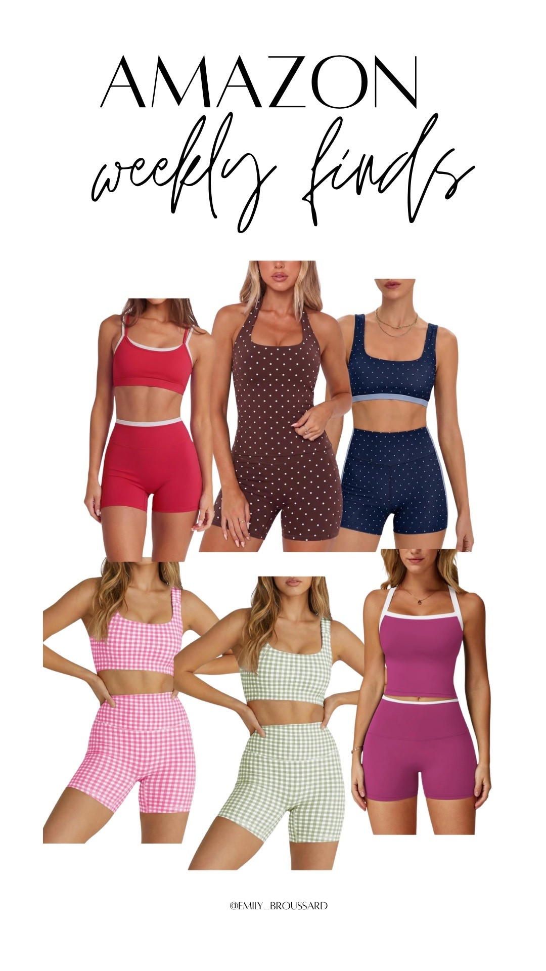 Amazon 2pc active sets that I thought were so cuteee💕👇

#LTKActive