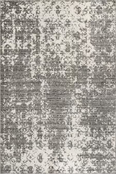 Gray Ruby Distressed Mist 10' x 13' Area Rug | Rugs USA