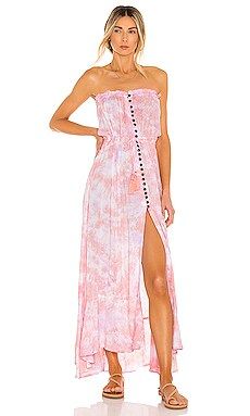 Tiare Hawaii Ryden Dress in Peach & Violet Smoke from Revolve.com | Revolve Clothing (Global)