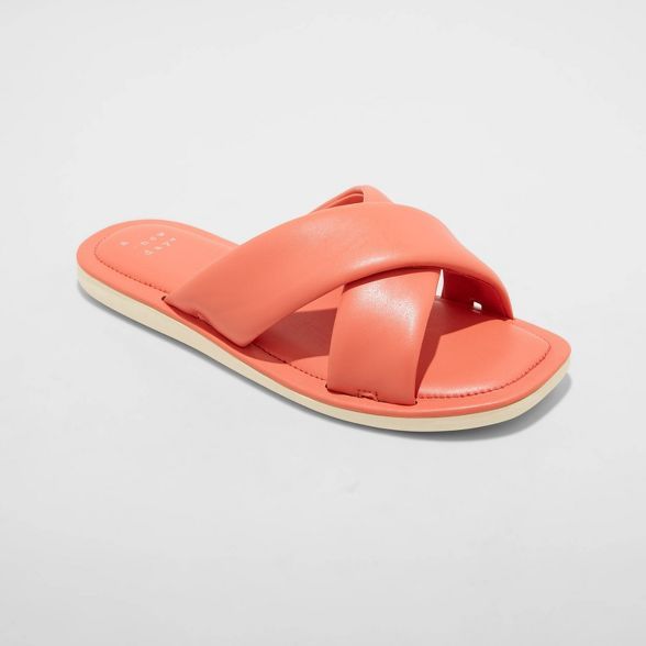 Women's Daisy Crossband Slide Sandals - A New Day™ | Target