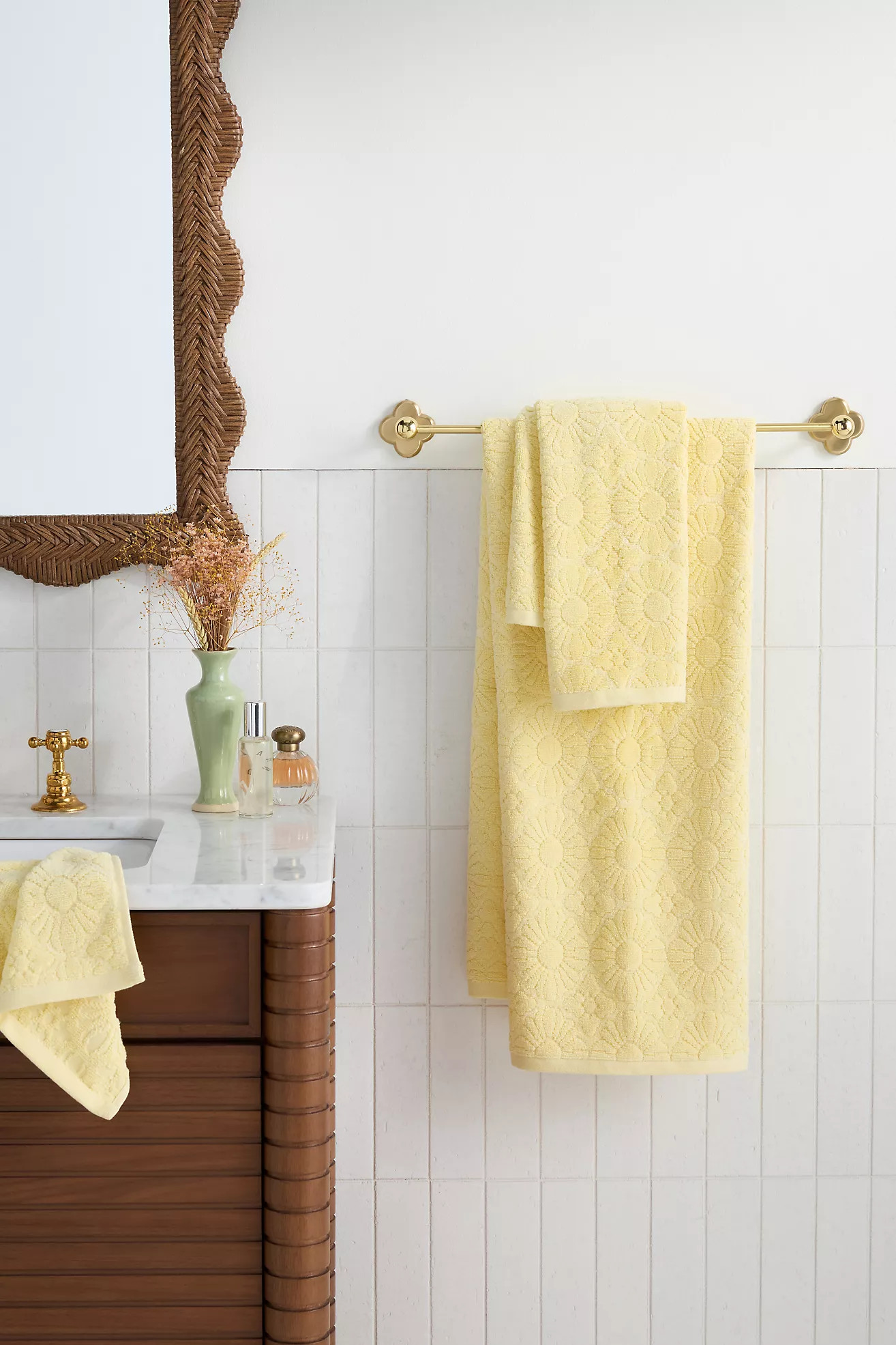 Benni 100% Portuguese Cotton Sculpted Towel Collection | Anthropologie (US)
