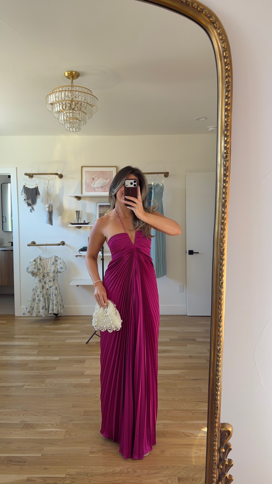 halter strap pleated dress for a special occasion or resort wear 

i did my normal size 2

formal attire
black tie 
strapless gown
wedding guest 
special occasion
formal occasion 


#LTKStyle #LTKDress 

#LTKSeasonal