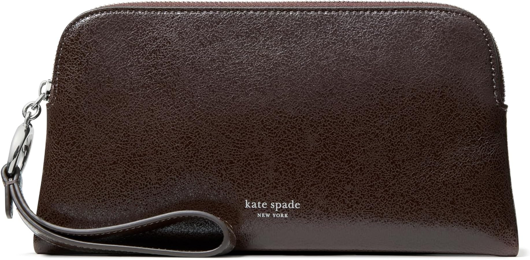 kate spade new york womens Halo Glazed Leather Medium Wristlet | Amazon (US)